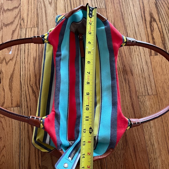 kate spade Key West multicolored striped shoulder bag satchel - Picture 5 of 11